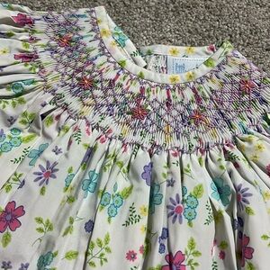 Little English Spring Smocked Bubble